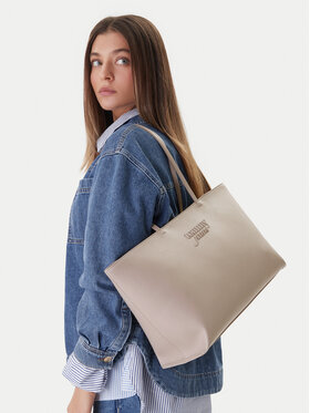Tommy Jeans Τσάντα Tommy Jeans Tjw Must Tote AW0AW18455 Μπεζ