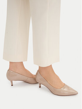 Clarks Туфлі Clarks Zarey Court 26183154 Бежевий