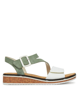 Rieker Sandály Rieker V3660-52 Zelená