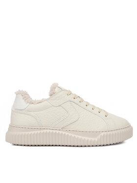 Voile Blanche Sneakersy Voile Blanche Lipari Fur 2017113.17.0N06 Écru