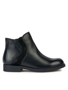 Geox Stiefeletten Geox J Agata Girl Wpf J36HZA 04377 C9999 D Schwarz