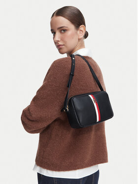 Tommy Hilfiger Τσάντα Tommy Hilfiger Th Corp Ess Camera Bag AW0AW19333 Σκούρο μπλε