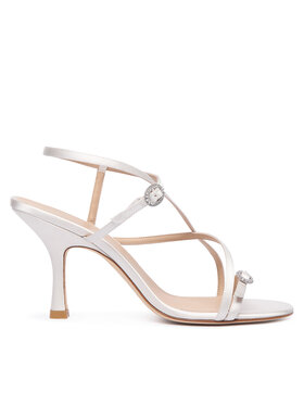 Stuart Weitzman Босоніжки Stuart Weitzman Kensington Strappy Sandal 85 SN109 Кремовий