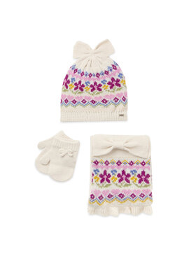 Mayoral Sada čepice, šála a rukavice Mayoral 10.536 Écru