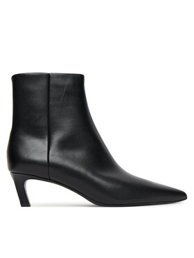Calvin Klein Polokozačky Calvin Klein Ess Kitten Heel Ankle Boot HW0HW02586 Černá