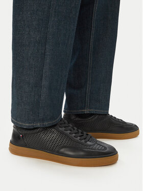 Tommy Hilfiger Sneakersy Tommy Hilfiger Lo Lux Cut Out FM0FM05926 Czarny