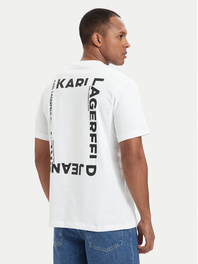 Karl Lagerfeld Jeans Karl Lagerfeld Jeans Camiseta B2M17090 Blanco Relaxed Fit