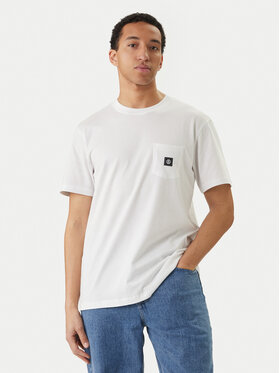 Element Element Camiseta Icon Label Pocket ELYKT00198 Blanco Regular Fit