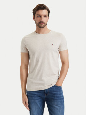 Tommy Hilfiger Tommy Hilfiger Camiseta MW0MW10800 Crema Slim Fit