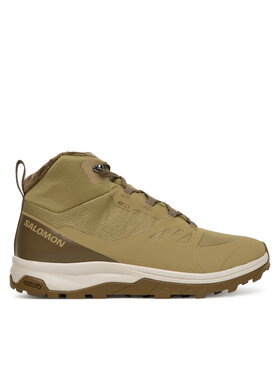 Salomon Трекінгові черевики Salomon Outsnap Waterproof L47854000 Зелений