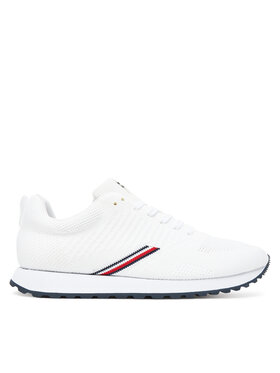 Tommy Hilfiger Sneakersy Tommy Hilfiger New Runner Eva Corpo Knit FM0FM05648 Bílá