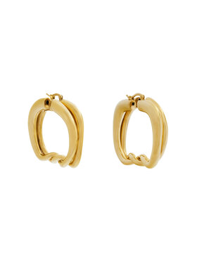 JACQUEMUS Сережки JACQUEMUS 24E241JW654-5845 Золотий