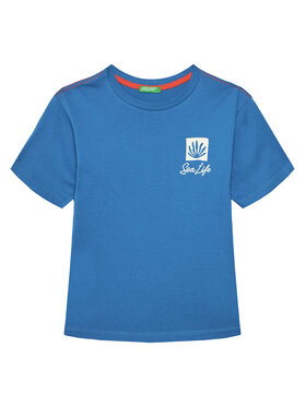 United Colors Of Benetton United Colors Of Benetton Футболка 3I1XC10P4 Голубий Oversize