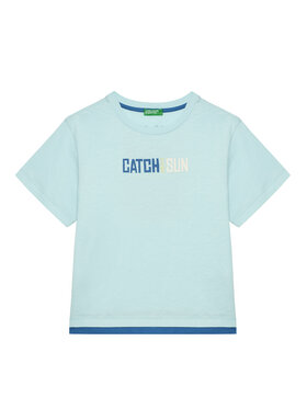 United Colors Of Benetton United Colors Of Benetton Футболка 3SLUG10JF Голубий Regular Fit