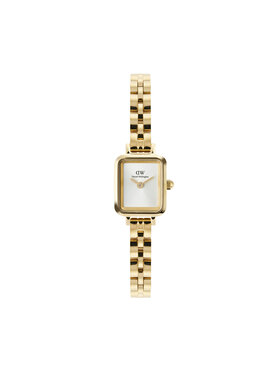 Daniel Wellington Pulkstenis Daniel Wellington Quadro Mini DW00100850 Zelta