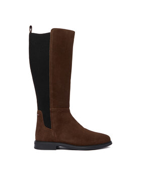 Tommy Hilfiger Čižmy Tommy Hilfiger Flag FW0FW08779 Hnedá