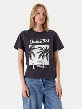 Guess Guess Футболка W5YI17 I3Z14 Сірий Regular Fit