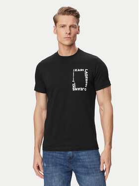 Karl Lagerfeld Jeans Karl Lagerfeld Jeans Camiseta B2M17046 Negro Slim Fit
