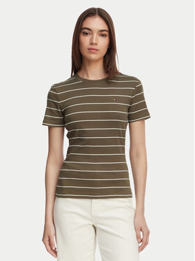 Tommy Hilfiger Tommy Hilfiger Camiseta New Cody WW0WW40587 Marrón Slim Fit
