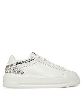 LOVE MOSCHINO Sneakersy LOVE MOSCHINO JA15305G0NIAL10A Bílá
