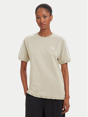 adidas adidas Футболка Pleated 3S LG4315 Бежевий Regular Fit