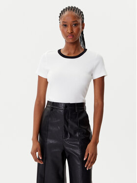 Morgan Morgan Camiseta 252-DOPPY Blanco Slim Fit