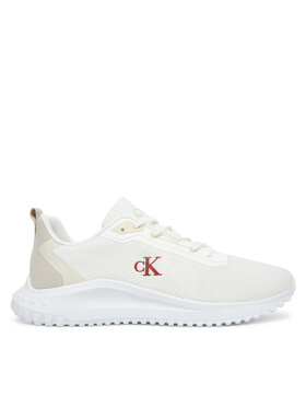 Calvin Klein Jeans Αθλητικά Calvin Klein Jeans Eva Runner Mix Mesh YM0YM01285 Λευκό