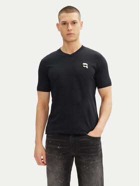 KARL LAGERFELD KARL LAGERFELD Marškinėliai 755021 552224 Tamsiai mėlyna Regular Fit