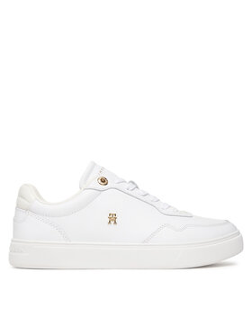 Tommy Hilfiger Сникърси Tommy Hilfiger Casual Cupsole Sneaker FW0FW09022 Бял