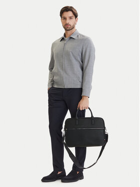 Tommy Hilfiger Τσάντα για laptop Tommy Hilfiger Th Woven Computer Bag AM0AM14094 Μαύρο
