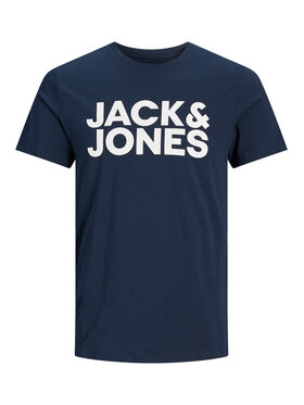 Jack & Jones Jack & Jones Футболка Corp 12151955 Cиній Slim Fit