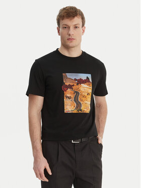 HUGO HUGO Camiseta Dikerd 50564024 Negro Relaxed Fit