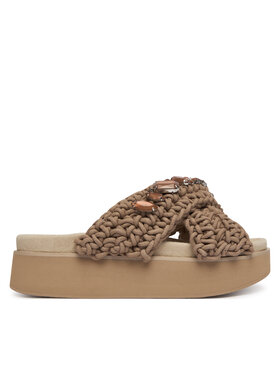 Inuikii Шльопанці Inuikii Woven Stones Platform 1004.005.0043 Бежевий