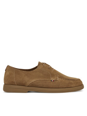 Tommy Hilfiger Mokasíny Tommy Hilfiger Moc T Derby FM0FM05495 Hnedá