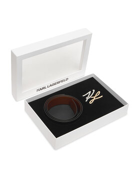 KARL LAGERFELD Dámsky opasok KARL LAGERFELD B1W33044 Čierna