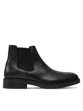 Tommy Hilfiger Ghete Jodhpur Tommy Hilfiger Premium Hilfiger Tl Lth Chelsea FM0FM05185 Negru