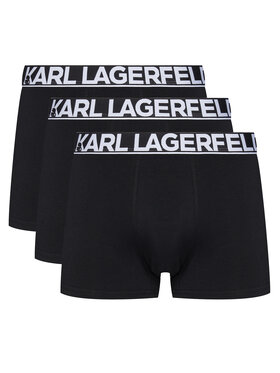 KARL LAGERFELD KARL LAGERFELD Conjunto de calzoncillos boxer A3M47010 Negro