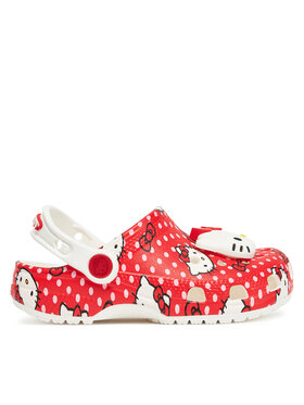 Crocs Чехли Crocs Hello Kitty Red Classic Clog K 210576 Цветен