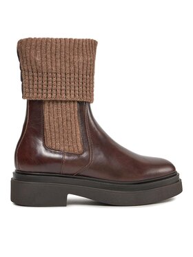 Gant Kotníková obuv s elastickým prvkem Gant Zandrin Chelsea 27551382 Hnědá