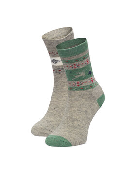 GINO ROSSI Довгі шкарпетки GINO ROSSI CEO_BR_GR_004_W_AW25 (2 PACK) Сірий