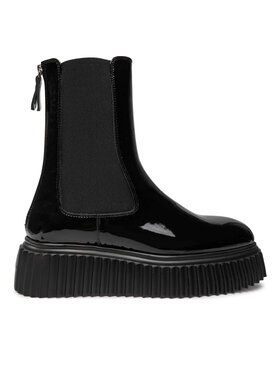 AGL Kotníková obuv s elastickým prvkem AGL Vladimira D751510PGKI0261013 Černá