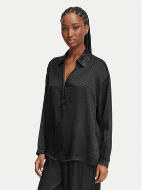 BOSS BOSS Pizsamaing 50570996 Fekete Relaxed Fit