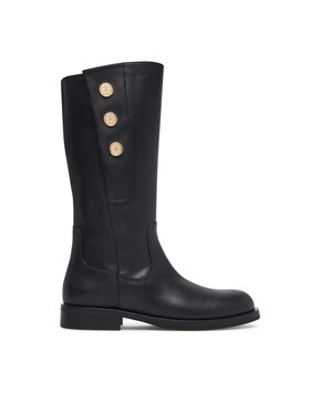 Elisabetta Franchi Μπότες Ιππασίας Elisabetta Franchi F4A6-E0744-1251 Μαύρο
