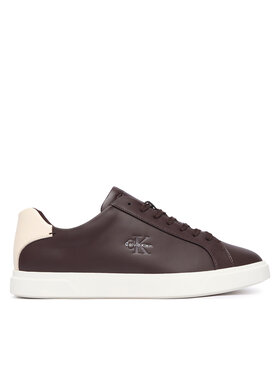 Calvin Klein Snīkeri Calvin Klein Low Prof Cupsole Lth HM0HM02123 Bordo