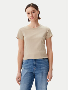 Calvin Klein Jeans Calvin Klein Jeans Camiseta Logo J20J225540 Beis Regular Fit