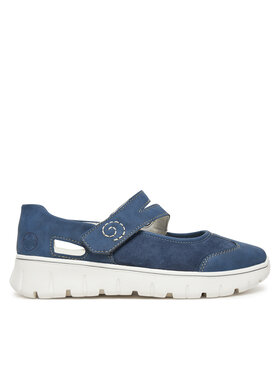 Rieker Polobotky Rieker N1350-14 Tmavomodrá