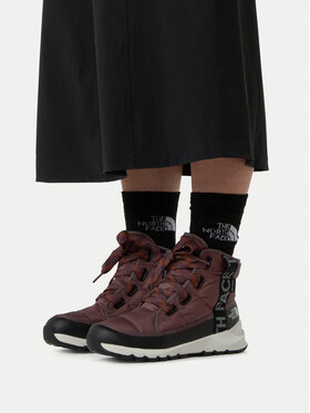 The North Face Sniega zābaki The North Face Thermoball Lace Up Luxe Wp NF0A817WC9R1 Brūns