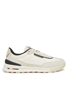 Tommy Hilfiger Zapatillas Tommy Hilfiger Retro Runner Nylon Mix FM0FM05523 Écru