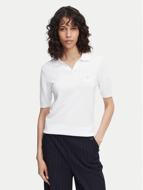 Beverly Hills Polo Club Beverly Hills Polo Club Polo majica P-SS26W-M550273 Bela Regular Fit