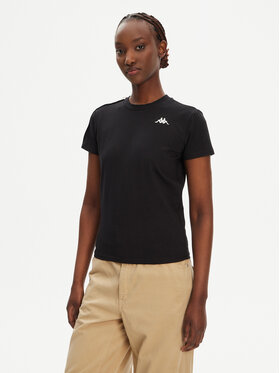Kappa Kappa T-shirt Banda Pippigt 351N56W Crna Regular Fit